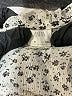 Zara Animal Print Ivory Long Sleeve Blouse Size 9 - photo 4