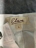 Elan 100% Cotton Ivory Denim Shorts Size L - photo 3