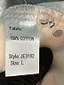 Elan 100% Cotton Ivory Denim Shorts Size L - photo 4