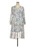 Joie 100% Polyester Floral Blue Casual Dress Size XXL - photo 1