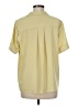 Modern Works Yellow Short Sleeve Blouse Size M - photo 2
