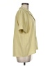 Modern Works Yellow Short Sleeve Blouse Size M - photo 4