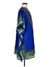 Studio EY 100% Polyester Blue Short Sleeve Top One size - photo 4