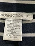 Connection 18 Stripes Blue Casual Skirt Size L - photo 4