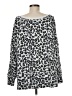 American Eagle Outfitters Animal Print Silver Pullover Sweater Size M - photo 2
