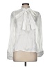 Shein White Long Sleeve Blouse Size M - photo 1