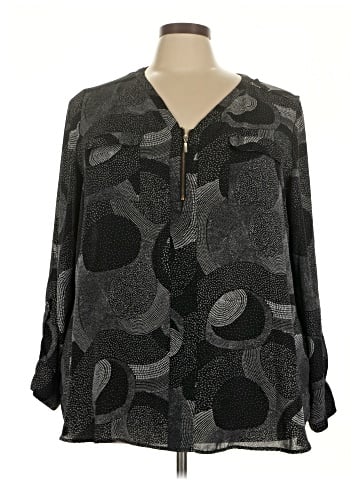Avenue Long Sleeve Blouse (view 1)