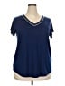 Avenue Blue Short Sleeve T-Shirt Size 18 Plus - photo 1