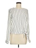 Socialite Ivory Long Sleeve Blouse Size M - photo 1