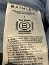 Athleta 100% Nylon Chevron-herringbone Blue Casual Pants Size 4 - photo 8