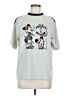 Unbranded Graphic Silver Short Sleeve Top Size M - photo 1