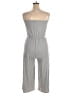 Pink Lily Solid Gray Jumpsuit Size XL - photo 2