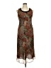 Studio 1 100% Polyester Paisley Brown Cocktail Dress Size 14 - photo 1