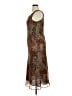 Studio 1 100% Polyester Paisley Brown Cocktail Dress Size 14 - photo 5