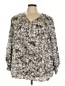 Apt. 9 100% Polyester Ivory Long Sleeve Blouse Size 3X - photo 1
