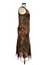 Studio 1 100% Polyester Paisley Brown Cocktail Dress Size 14 - photo 4