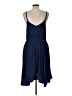 Gap 100% Polyester Solid Blue Casual Dress Size 12 - photo 2