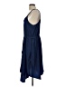 Gap 100% Polyester Solid Blue Casual Dress Size 12 - photo 5