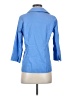 Lands' End Blue 3/4 Sleeve Button-Down Shirt Size 4 (petite) - photo 2