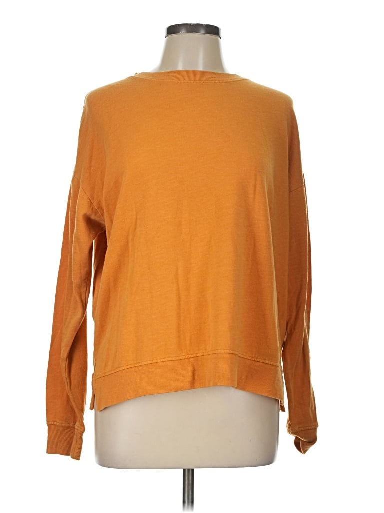 Pre-owned Crown & Ivy Pullover Sweater In Orange
