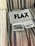 Flax 100% Flax Stripes Silver Casual Pants Size (L) - photo 6