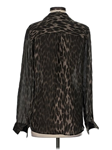 L'Agence Long Sleeve Silk Top (view 2)