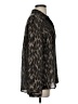 L'Agence 100% Silk Animal Print Brown Long Sleeve Silk Top Size Sm (1) - photo 4