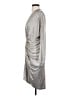 IRO Metallic Silver Cocktail Dress Size EU (FR) 38 / US 6 - photo 5