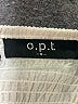 o.p.t 100% Cotton Ivory Short Sleeve Blouse Size S - photo 7
