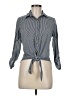 Polly & Esther 100% Polyester Gray 3/4 Sleeve Blouse Size M - photo 1