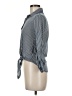 Polly & Esther 100% Polyester Gray 3/4 Sleeve Blouse Size M - photo 5