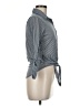 Polly & Esther 100% Polyester Gray 3/4 Sleeve Blouse Size M - photo 4