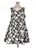 Torrid Floral Multi Color Silver Cocktail Dress Size 18 Plus - photo 1