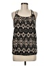 Pink Rose 100% Polyester Tan Tank Top Size M - photo 1