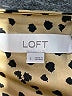 Ann Taylor LOFT 100% Polyester Polka Dots Gold Long Sleeve Blouse Size S - photo 7