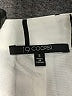 19 Cooper 100% Polyester Stripes White Shorts Size S - photo 3