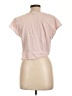 Vero Moda Pink Short Sleeve Top Size L - photo 2