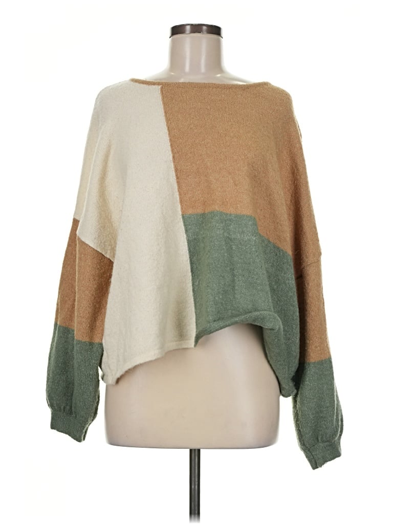 Pre-owned Blu Pepper Pullover Sweater In Green