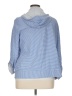 T by Talbots Stripes Blue Jacket Size XL (petite) - photo 2