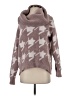Barefoot Dreams Cozychic Lite 100% Polyester Houndstooth Brown Pullover Sweater Size S - photo 1
