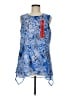 Fever 100% Polyester Blue Sleeveless Blouse Size M - photo 1
