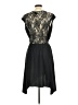 Unbranded 100% Polyester Solid Black Cocktail Dress Size M - photo 2