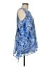 Fever 100% Polyester Blue Sleeveless Blouse Size M - photo 4