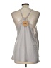 Bibi 100% Polyester Gray Sleeveless Blouse Size L - photo 2