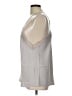Bibi 100% Polyester Gray Sleeveless Blouse Size L - photo 5