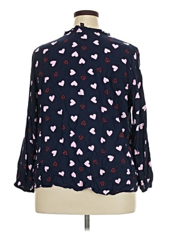 Como Black Long Sleeve Blouse (view 2)