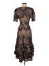 Hutch Animal Print Brown Cocktail Dress Size S - photo 2