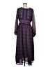Scoop 100% Polyester Paisley Blue Casual Dress Size M - photo 1