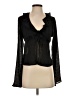 Unbranded 100% Polyester Black Long Sleeve Blouse Size 4 - 6 - photo 1