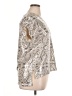 Like, Love Metallic Silver Short Sleeve Blouse Size 1X - photo 4